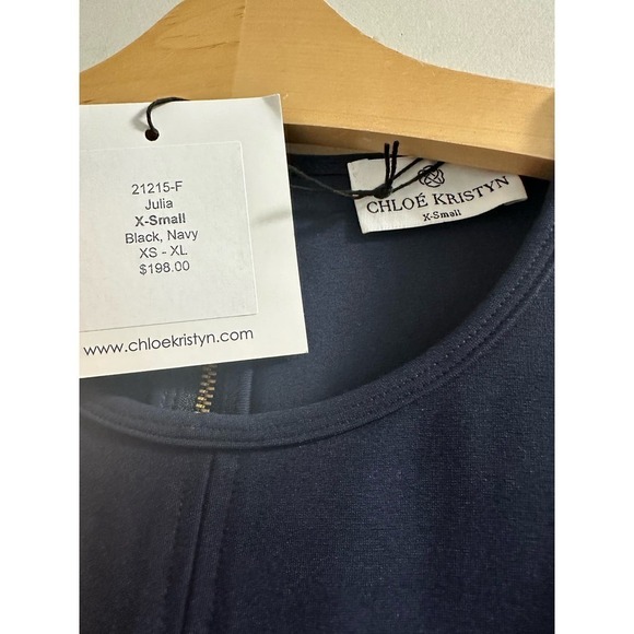 🔥FLASH SALE🔥
‎ Chloe Kristyn Navy Julia top XS - Picture 2 of 4